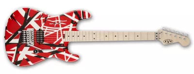 Chitare electrice - Chitara electrica EVH Stripe Red with Black Stripes, guitarshop.ro