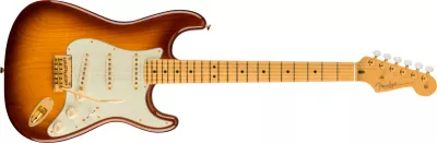 Chitare electrice - Chitara electrica Fender 75th Anniversary Commemorative Stratocaster, Maple Fingerboard, 2-Color Bourbon Burst, guitarshop.ro