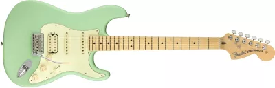 Chitare electrice - Chitara electrica Fender American Performer Stratocaster HSS (Fretboard: Maple; Culoare: Satin Surf Green), guitarshop.ro