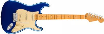 Chitare electrice - Chitara electrica Fender American Ultra Stratocaster (Fretboard: Maple; Culoare: Cobra Blue), guitarshop.ro