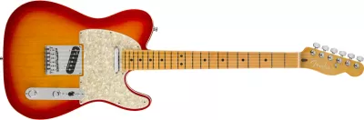 Chitare electrice - Chitara electrica Fender American Ultra Telecaster (Fretboard: Maple; Culoare: Plasma Red Burst), guitarshop.ro
