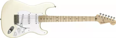 Chitare electrice - Chitara electrica Fender Eric Clapton Stratocaster (Culori Fender: Olympic White; Fretboard: Maple), guitarshop.ro