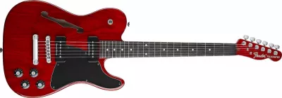 Chitare electrice - Chitara electrica Fender Jim Adkins JA-90 Telecaster (Culori Fender: Crimson Red Transparent; Fretboard: Rosewood), guitarshop.ro