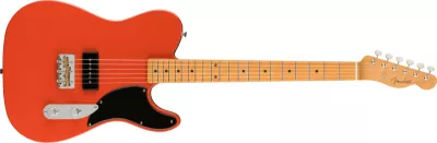 Chitare electrice - Chitara electrica Fender Noventa Telecaster Maple Fingerboard, Fiesta Red, guitarshop.ro