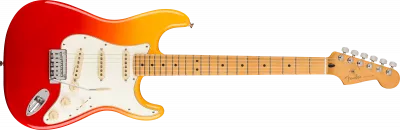 Chitare electrice - Chitara electrica Fender Player Plus Stratocaster Pao Ferro Aged Candy Apple Red, guitarshop.ro