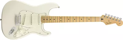 Chitara electrica Fender Player Stratocaster (Fretboard: Maple; Culoare: Polar white)