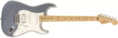 Chitare electrice - Chitara electrica Fender Player Stratocaster HSS (Fretboard: Maple; Culoare: Silver), guitarshop.ro