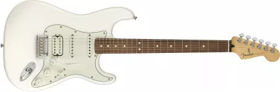 Chitare electrice - Chitara electrica Fender Player Stratocaster HSS (Fretboard: Pau Ferro; Culoare: Polar white), guitarshop.ro