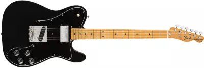 Chitare electrice - Chitara electrica Fender Vintera 70' Tele Custom (Culori Fender: Black), guitarshop.ro