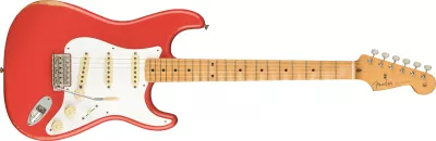 Chitare electrice - Chitara electrica Fender Vintera Road Worn '50s Stratocaster (Culori Fender: Fiesta Red), guitarshop.ro