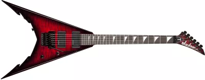 Chitare electrice - Chitara electrica Jackson USA Signature Corey Beaulieu KV6 Transparent Red, guitarshop.ro