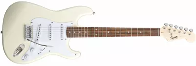 Chitare electrice - Chitara electrica Squier Bullet Stratocaster (Culoare: Arctic White; Fretboard: Indian Laurel), guitarshop.ro