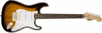 Chitare electrice - Chitara electrica Squier Bullet Stratocaster (Culoare: Brown Sunburst; Fretboard: Indian Laurel), guitarshop.ro