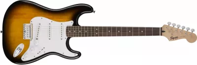 Chitare electrice - Chitara electrica Squier Bullet Stratocaster HT (Culoare: Brown Sunburst; Fretboard: Indian Laurel), guitarshop.ro