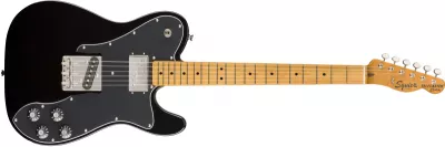 Chitare electrice - Chitara electrica Squier Classic Vibe 70s Tele Custom MN (Culoare: Black), guitarshop.ro