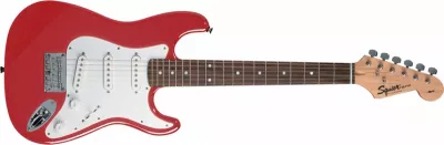 Chitare electrice - Chitara electrica Squier Mini Strat 3/4 V2 (Culoare: Torino Red; Fretboard: Indian Laurel), guitarshop.ro