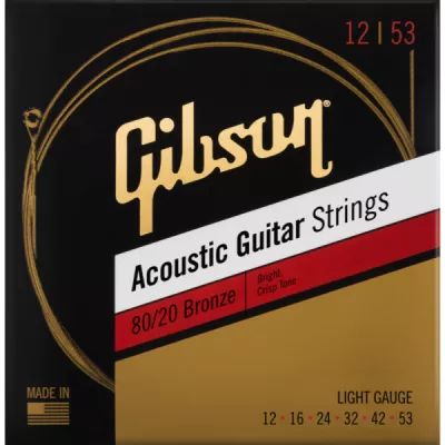 Corzi acustica Gibson SAG-BRW12 12-53 80/20 Bronze