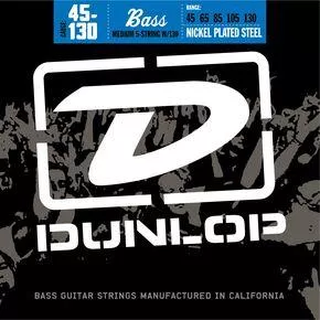 Corzi chitara bass - Corzi chitara bass Dunlop Nickel Plated Steel- Medium, 45-125, 5-String, guitarshop.ro