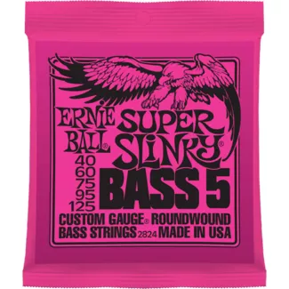 Corzi chitara bass - Corzi chitara bass Ernie Ball Super Slinky 5-string Nickel Wound .040-.125, guitarshop.ro