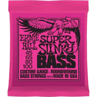 Corzi chitara bass - Corzi chitara bass Ernie Ball Super Slinky Nickel Wound .045-.100, guitarshop.ro