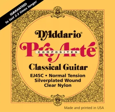 Corzi chitara clasica - Corzi chitara clasica D'addario EJ45C Pro-Arte Composite, Normal Tension, guitarshop.ro