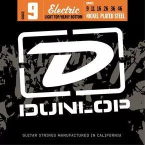 Corzi chitara electrica - Corzi chitara electrica Dunlop Nickel Plated Steel Light Top Heavy Bottom 9-46, guitarshop.ro