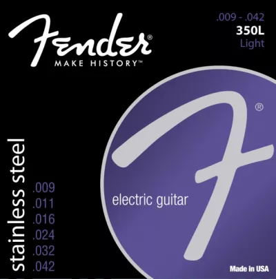 Corzi chitara electrica Fender 350L Stainless Steel Ball End 9-42