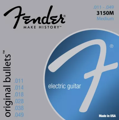 Corzi chitara electrica - Corzi chitara electrica Fender Original Bullets 3150M Pure Nickel Bullet End 11-49, guitarshop.ro