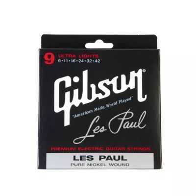 Corzi chitara electrica - Corzi chitara electrica Gibson SEG LP9  Les Paul Signature 9-42, guitarshop.ro