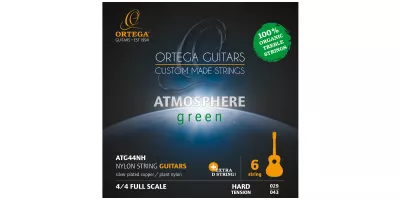 Corzi chitara clasica - Corzi clasica Ortega ATG44NH Hard Tension, guitarshop.ro