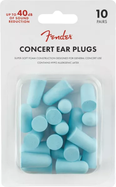 Ear Plugs Fender Concert 10 Pair DNB