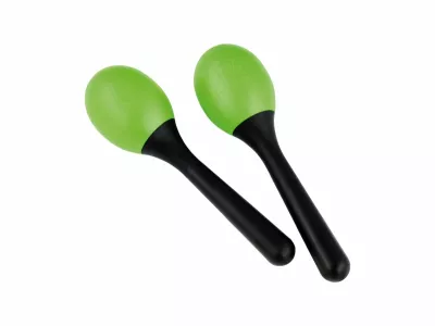 Maracas - Egg Maracas Meinl NINO din plastic (Culoare: Grass Green), guitarshop.ro