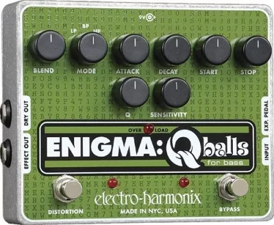 Efecte chitara bass - Electro-Harmonix Enigma Envelope filter for bass guitar, guitarshop.ro
