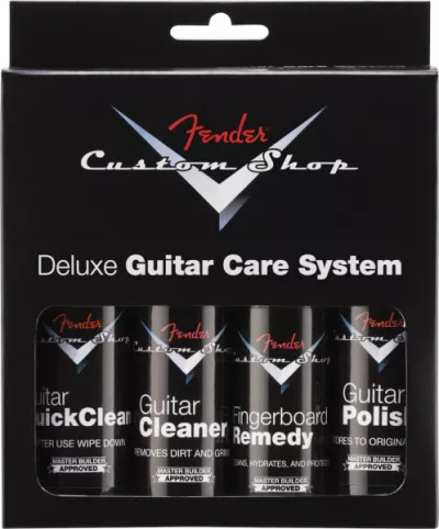 Produse ingrijire chitara - Intretinere chitara Fender CS DLX guitar Care Kit 4 Pack, guitarshop.ro