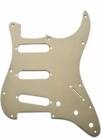 Componente chitara - Pickguard Fender Stratocaster SSS 11 Holes (Culoare: Gold Anodized ), guitarshop.ro