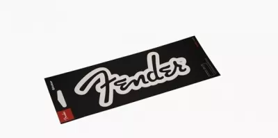 Sticker Fender Logo (Culori Fender: White Matte)