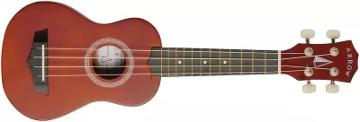 Ukulele - Ukulele Arrow PB 10 Natural Dark Top, guitarshop.ro