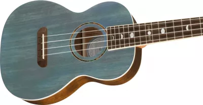 Ukulele Fender Dhani Harrison, Turquoise
