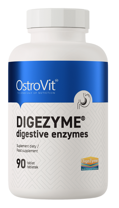 Sistemul Digestiv & Imunitar -  OstroVit Digenzyme Digestive Enzymes 90 Tablete, advancednutrition.ro