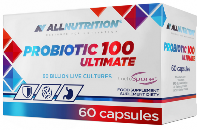 Sistemul Digestiv & Imunitar -  Probiotic 100 Ultimate Allnutrition 60 Capsule, advancednutrition.ro