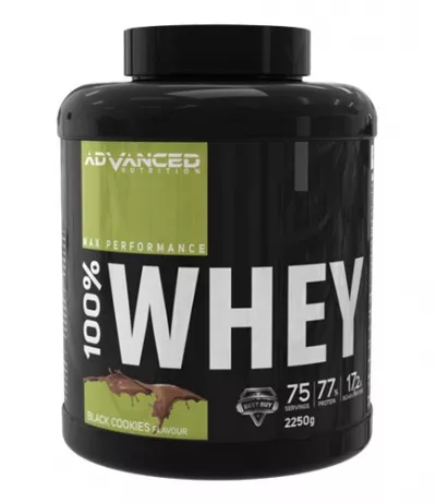 Whey & Izolat - 100% Whey Max Performance 2.25kg Vanilie, advancednutrition.ro