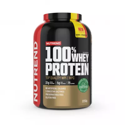 Concentrate Proteice - 100% WHEY PROTEIN 2.25 kg Banana Strawberry, advancednutrition.ro