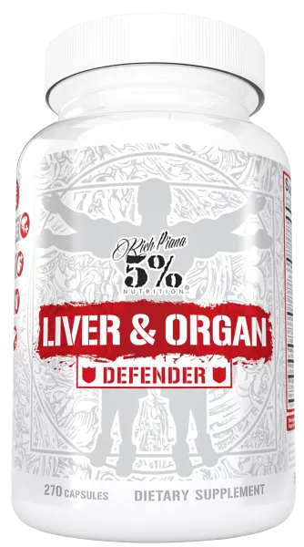 Sistemul Digestiv & Imunitar - 5% Nutrition Liver & Organ Defender 270caps, advancednutrition.ro