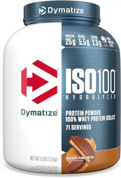 Whey & Izolat - Dymatize ISO 100 2.26kg Chocolate Peanut, advancednutrition.ro