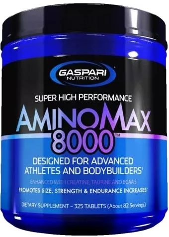 Aminoacizi Tablete & Capsule - Gaspari Nutrition Amino Max 8000 - 325Tablete, advancednutrition.ro