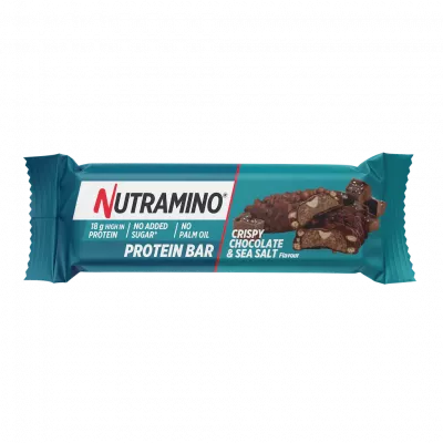 Batoane & Shake-uri - Nutramino Bar 4 Batoane x 55g Chocolate Sea salt, advancednutrition.ro