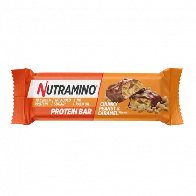 Nutramino Bar 4 Batoane x 55g Chunky Peanut Caramel