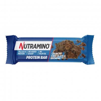 Batoane & Shake-uri - Nutramino Bar 4 Batoane x 55g Crunchy Chocolate Brownie, advancednutrition.ro