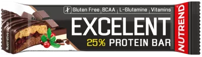 Batoane & Shake-uri - Nutrend Excelent Protein Bar 85g Ciocolata Nuga cu Afine, advancednutrition.ro