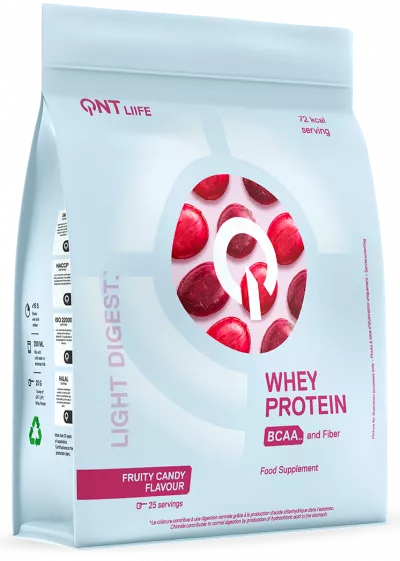 Concentrate Proteice - QNT LIGHT DIGEST WHEY PROTEIN 500g Fruity Candy, advancednutrition.ro